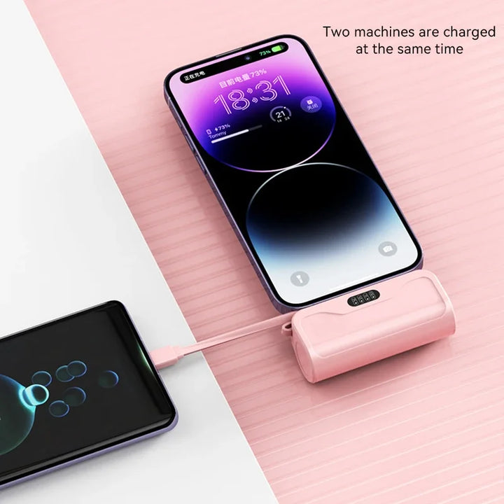 2 in 1 Mini Portable Power Bank 10000mAh – Fast and Efficient Charger