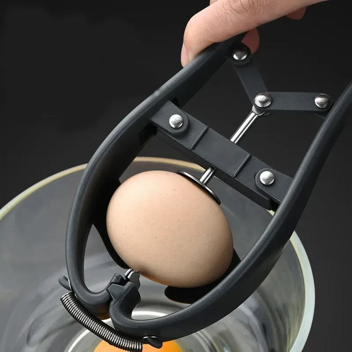 Portable Stainless Steel Egg Cracker with Yolk and White Separator – Effortless Precision in Your Kitchen