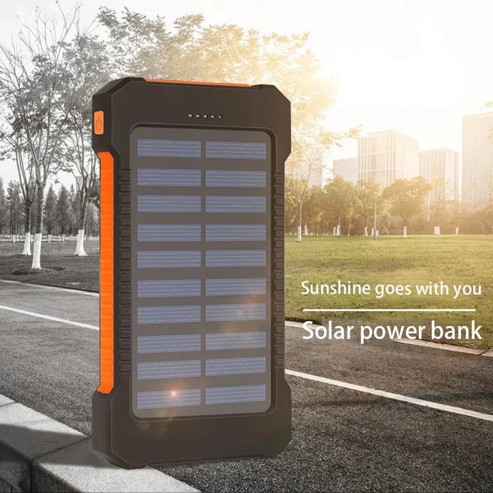 200000mAh Solar Power Bank – Infinite Power for Your Outdoor Adventures